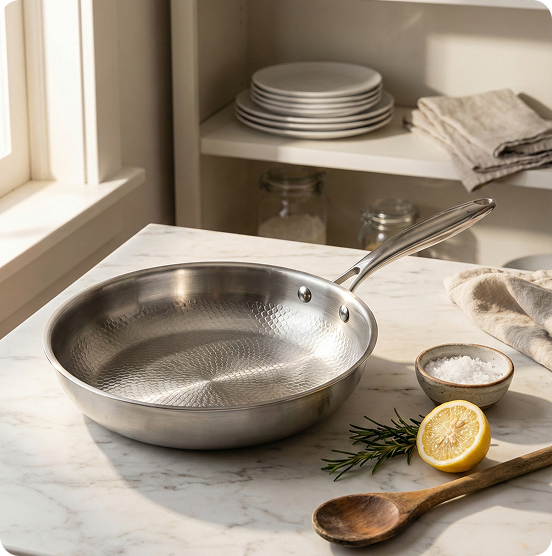 Titanium Hammered Pan Pro Standard