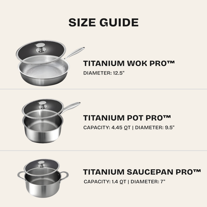 Titanium 6-Piece Cookware System™