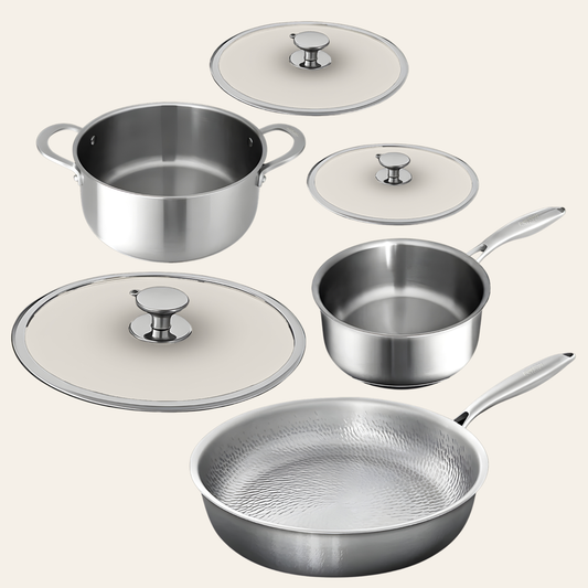 Sistema de utensilios de cocina de titanio de 6 piezas™
