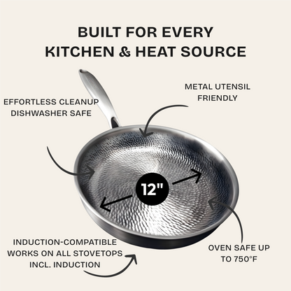 Titanium Hammered Pan Pro Standard