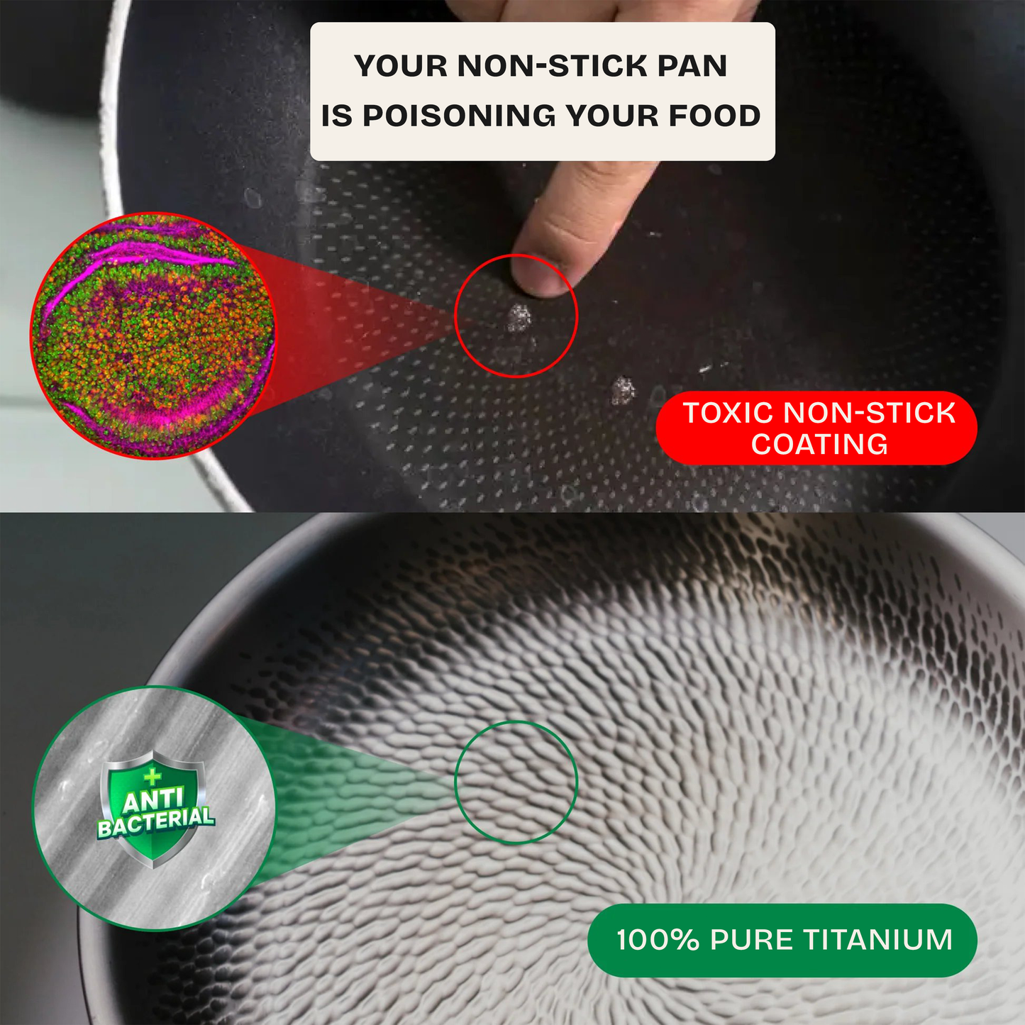 Titanium Hammered Pan Pro Standard